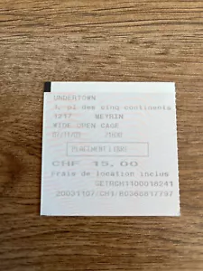 2003 N185 Wide Open Cage Concert Ticket - Picture 1 of 2