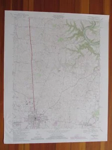 Harrodsburg Kentucky 1987 Original Vintage USGS Topo Karte - Bild 1 von 1