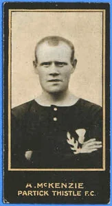 Smith's - 'Footballers' (1914) - A. McKenzie (Partick Thistle) - Picture 1 of 2