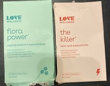 Flora Power & The Killer Vaginal Suppositories Duo Probiotic Balances pH & Odor