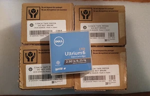 Dell LTO-6 Tape Media 2.5TB/6.25TB Part # 03W22T Qty. 20 Piece New 20 pack LTO6 - Picture 1 of 5