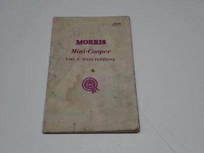BMC MORRIS MINI COOPER LIBRETTO USO E MANUTENZIONE  - Immagine 1 di 4