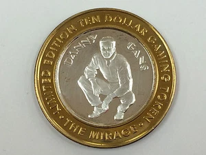 RARO gettone da gioco dieci dollari Mirage Las Vegas Nevada lingotto argento - Foto 1 di 4