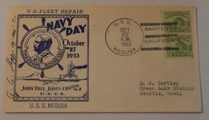 USS Medusa (AR 1) October 27 1933 Navy Day fleet repair San Pedro California - Picture 1 of 2