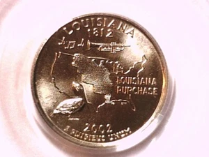 2002 P Washington State Quarter PCGS MS 67 Louisiana 71296617 - Picture 1 of 3