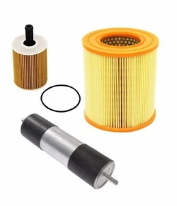 KIT DE SERVICIO BOSCH FILTRO ACEITE/AIRE/COMBUSTIBLE PARA AUDI A6 2.0 TDi CAHA ENG 08-11 3 PIEZAS - Imagen 1 de 1