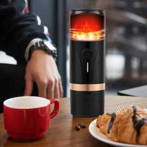 Tragbare Kaffeemaschine Recharge - Reisekaffeemaschine Kapsel und Kaffeepulver - Bild 1 von 6
