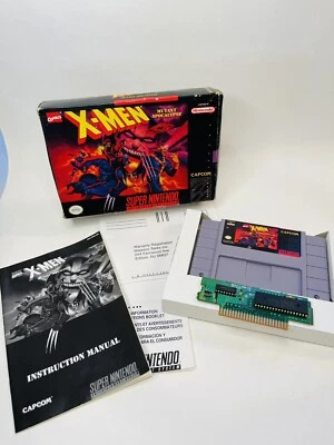 X-Men Mutant Apocalypse (Super Nintendo SNES) Complete CIB + Reg Card BEAUTIFUL! - Image 1 of 4