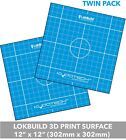 PACK OF 2 x LokBuild : 3D Print Build Surface - 295x295mm