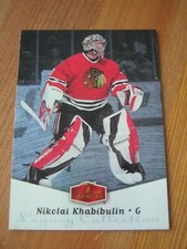 2006 07 Flair Showcase Legacy Collection #117 Nikolai Khabibulin #'d 31/100 ZH3