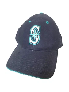 Seattle Mariners All Cotton MLB Merch Adj Baseball Cap NWT Twins Ent - Picture 1 of 13