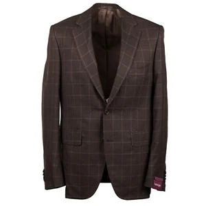 Sartoria Partenopea Slim-Fit Layered Check Wool-Silk Sport Coat 46R (Eu 56) - Picture 1 of 8