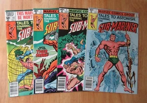 Lot of *4* TALES TO ASTONISH (1979-80): #1, 4, 5, 10 *Silver Age SUBBY!* (VF/NM) - Picture 1 of 6