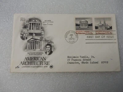 Vintage First Day of Issue Cover AMERICAN ARCHITECTURE Rotunda, Baltimore 1979 - Image 1 of 4