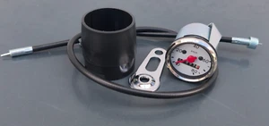Tacho ø48 (80 km/h) + Tachowelle + Halterung + Tachohülle für Simson S50 S51 - Bild 1 von 3