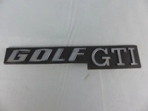 VOLKSWAGEN VW GOLF GTI badge logo emblème sigle insigne monogramme en plastique - Picture 1 of 2