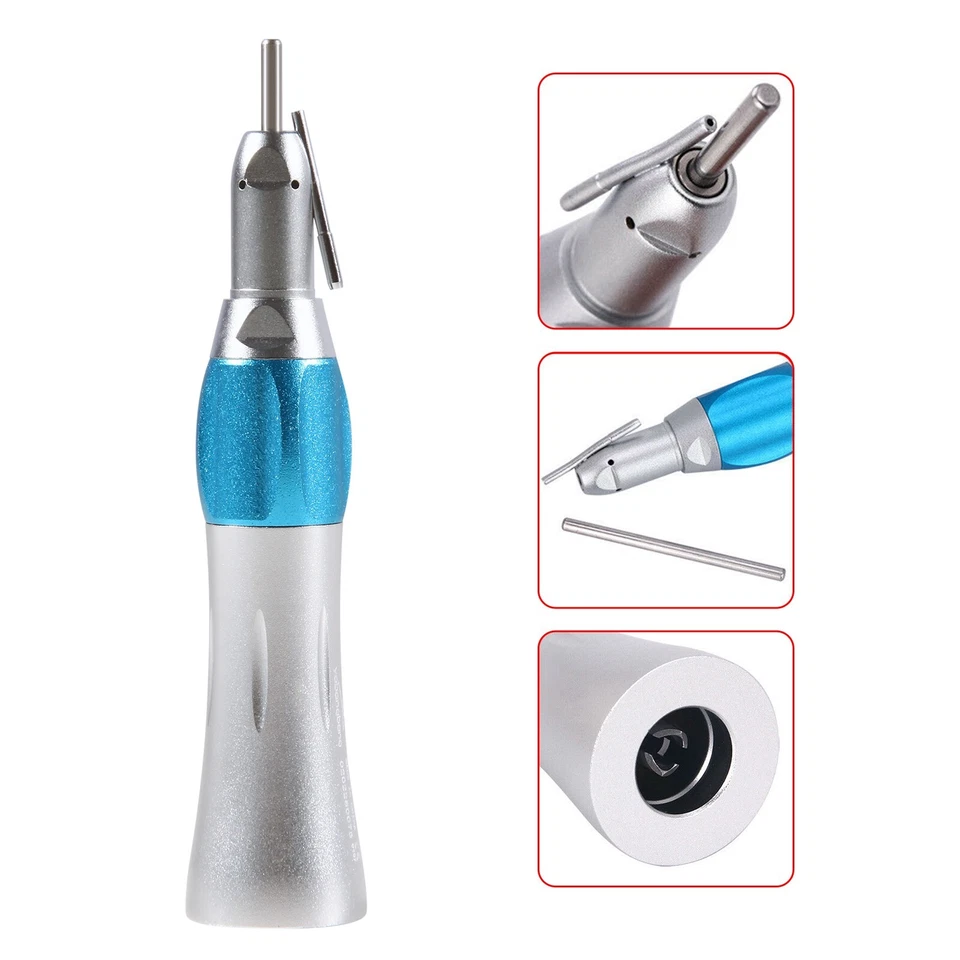 Pieza de mano recta quirúrgica dental 1:1 con tubo de riego externo YB-EP ns Foto 1 de 4