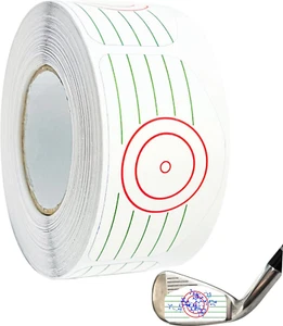 Golf Impact Tape Labels 250 Pcs/Roll Golf Impact Stickers for Swing Training Iro - Picture 1 of 12