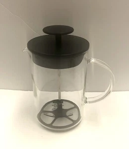 Espumador Bodum Latteo manual, 8 onzas, vidrio superior negro - Imagen 1 de 8