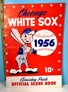 29 July 1956 Chicago White Sox Program v Boston Unscored Ted Williams🔥 - Picture 1 of 5