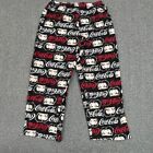 Betty Boop Coca Cola Pajama Bottoms Girls Size Large 12-14 Black Fleece Only $15.00 on eBay