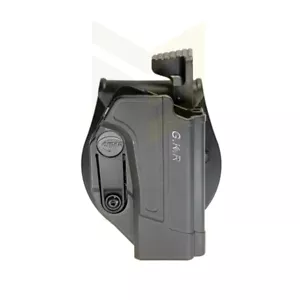 Orpaz Thumb Release Holster 360 Rotation Paddle&Belt Glock 17,19,22,23,25,31,32 - Picture 1 of 4