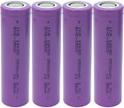 4-Pack 3.7V Li-Ion Rechargeable Battery 3500mAh for LED Flashlights, Headlamps