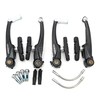Juego de frenos de bicicleta de tracción lineal TEKTRO C310 V-Brake brazos largos 110 mm, negro Foto 1 de 4