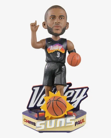 Chris Paul Phoenix Suns 2022 City Jersey Bobblehead NBA Basketball Cover