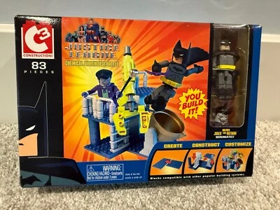 C3 Construction JUSTICE LEAGUE Chemical Warehouse Batman Joker Minimates - Image 1 of 4