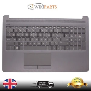 FOR HP 15-DA0056NT Black Replacement Palmrest Touchpad Cover UK Keyboard - Bild 1 von 5