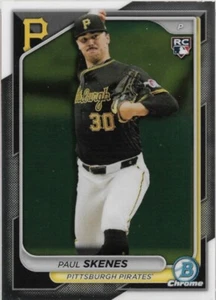2024 BOWMAN CHROME BASEBALL BASE & ROOKIE SINGLES - FREE SHIPPING - SKENES - Picture 1 of 1
