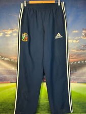 British And Irish Lions Rugby Pants With Pockets Blue Adidas Nylon Mens Size L