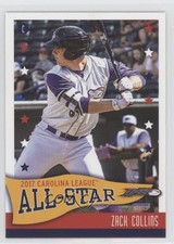2017 Choice Carolina League All-Stars Zack Collins #18