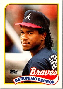 1989 Topps Geronimo Berroa #10T Atlanta Braves