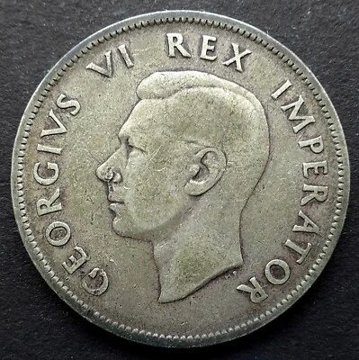 1941 South Africa: 2½ Shillings, 14.14 grams, .800 Silver, KM-30 - Image 1 of 3