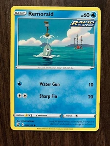 Remoraid 036/163 - 2021 Pokemon Kampfstile Common Karte - SAUBER NM - Bild 1 von 2