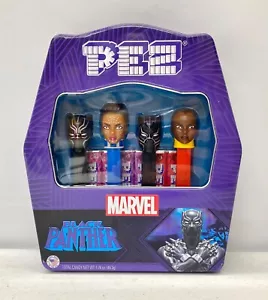 NEU Disney Marvel schwarzer Panther PEZ Süßigkeiten & Spender Set in Sammlerdose - Bild 1 von 3