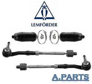 LEMFÖRDER 2X SPURSTANGE MIT LENKMANSCHETTE KOMPLETT BMW 5er E60 E61 BMW E63 E64 - Picture 1 of 1