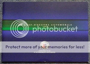 BMW ALPINA B3 S Roadster S B7 Car Sales Brochure 2004 #88040040304 FRENCH TEXT - Picture 1 of 4