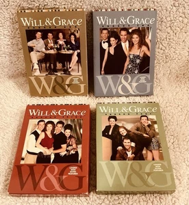 WILL & GRACE TV  Show  Seasons 1-4 DVD’s - Imagen 1 de 2