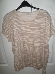 Ladies Size 18 Bubble Hem Top - Foto 1 di 9