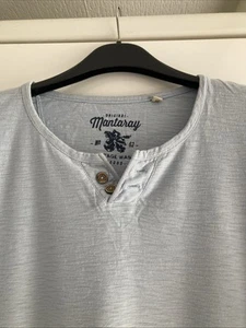 Mantaray Shirt 2xl Xxl 28 Inch Pit To Pit GRANDAD COLLAR - Picture 1 of 5