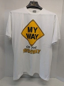 Maglietta My Way or The Highway vintage punto singolo taglia L. (BOX43) - Foto 1 di 9