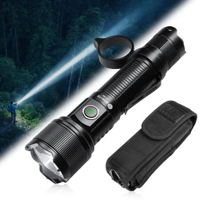 PT16A Taktische Taschenlampe 3000 Lumen Ultrahelle LED USB-C Wiederaufladbar, IP... - Bild 1 von 8