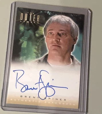 The Outer Limits Brent Spiner as Professor Davis Autograph Card - Image 1 of 2
