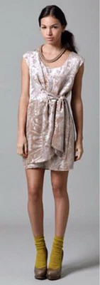 Vestido Cynthia Steffe Mujer Terciopelo Burnout Seda Talla 0 Rubor Elegante Cóctel Fiesta Foto 1 de 4