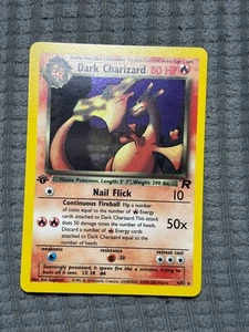 Pokémon Rocket Dark Charizard Holo 2000 1a edizione quasi nuovo - Foto 1 di 10