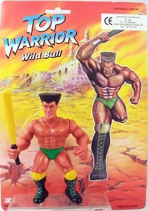 Top Warrior - Wild Bull (loose avec cardback) - YCT-MCT 1993 - Imagen 1 de 4
