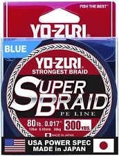 Yo-Zuri Superbraid Line 80lb Test 300yd Blue Boxed